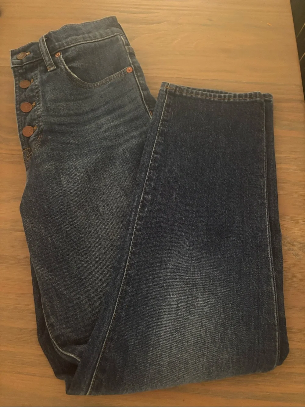 Madewell The Perfect Vintage Crop Jean Button-Fly Size 26